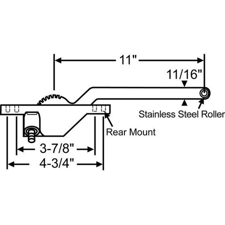 Strybuc Single Arm Casement Operator 36-226-10